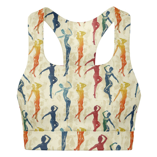 Dance Silhouettes Padded Sports Bra