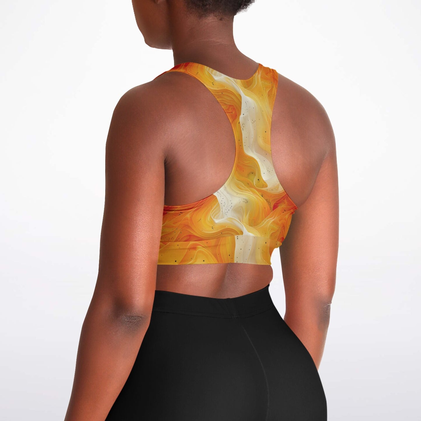 Smokey Lava Swirl Sports Bra