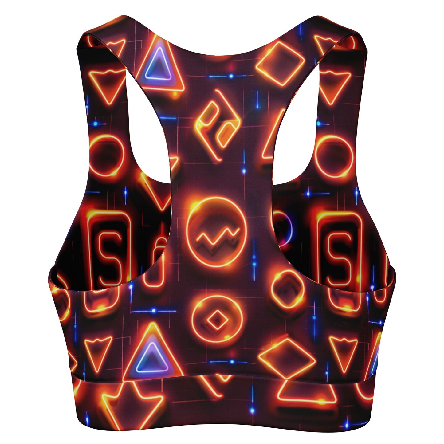 Neon Glow Sports Bra