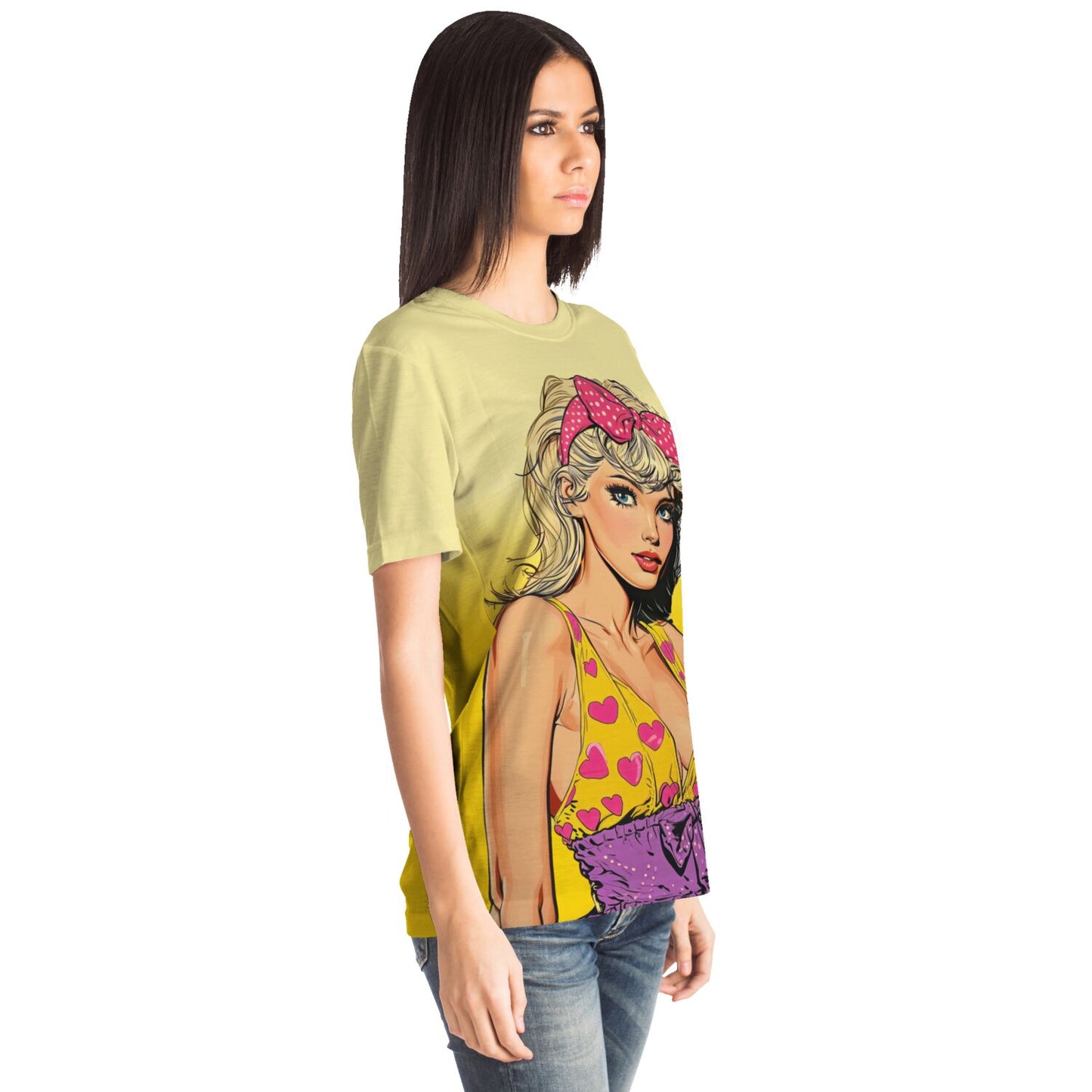 Retro Pop Art Girl Women's T-Shirt