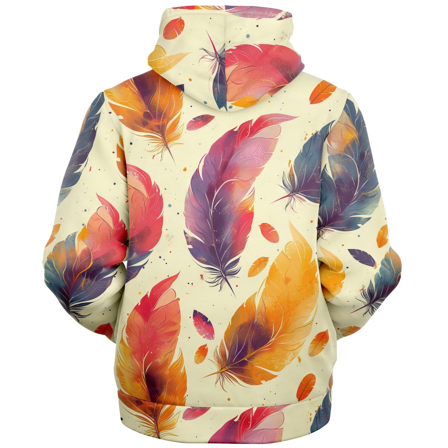 Feather Flight Microfleece Zip hoodie - AOP