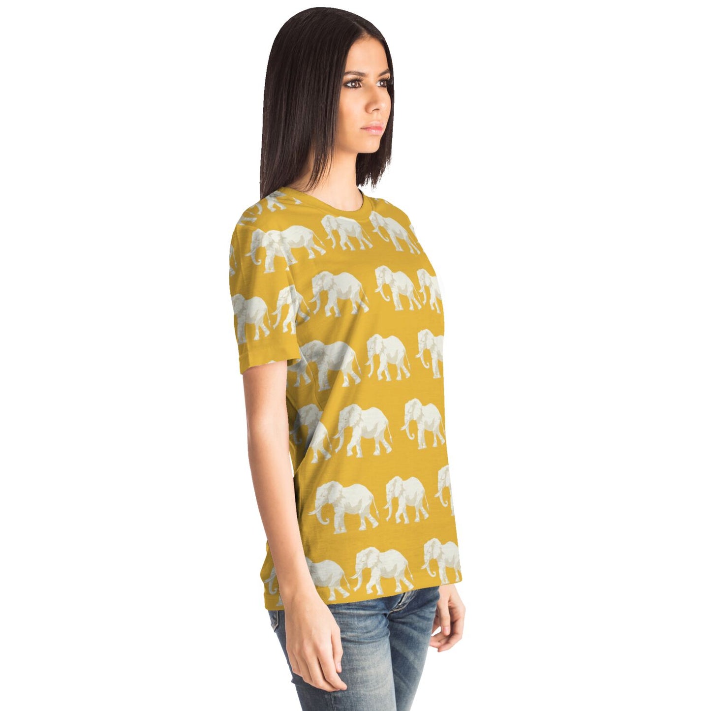 Majestic Elephant Print Unisex T-Shirt