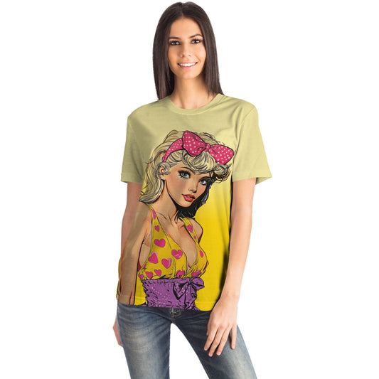 Retro Pop Art Girl Women's T-Shirt