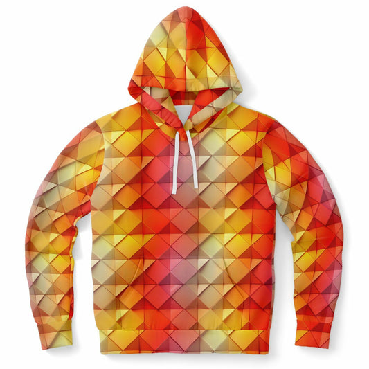 Geometric Sunset Unisex Hoodie - AOP