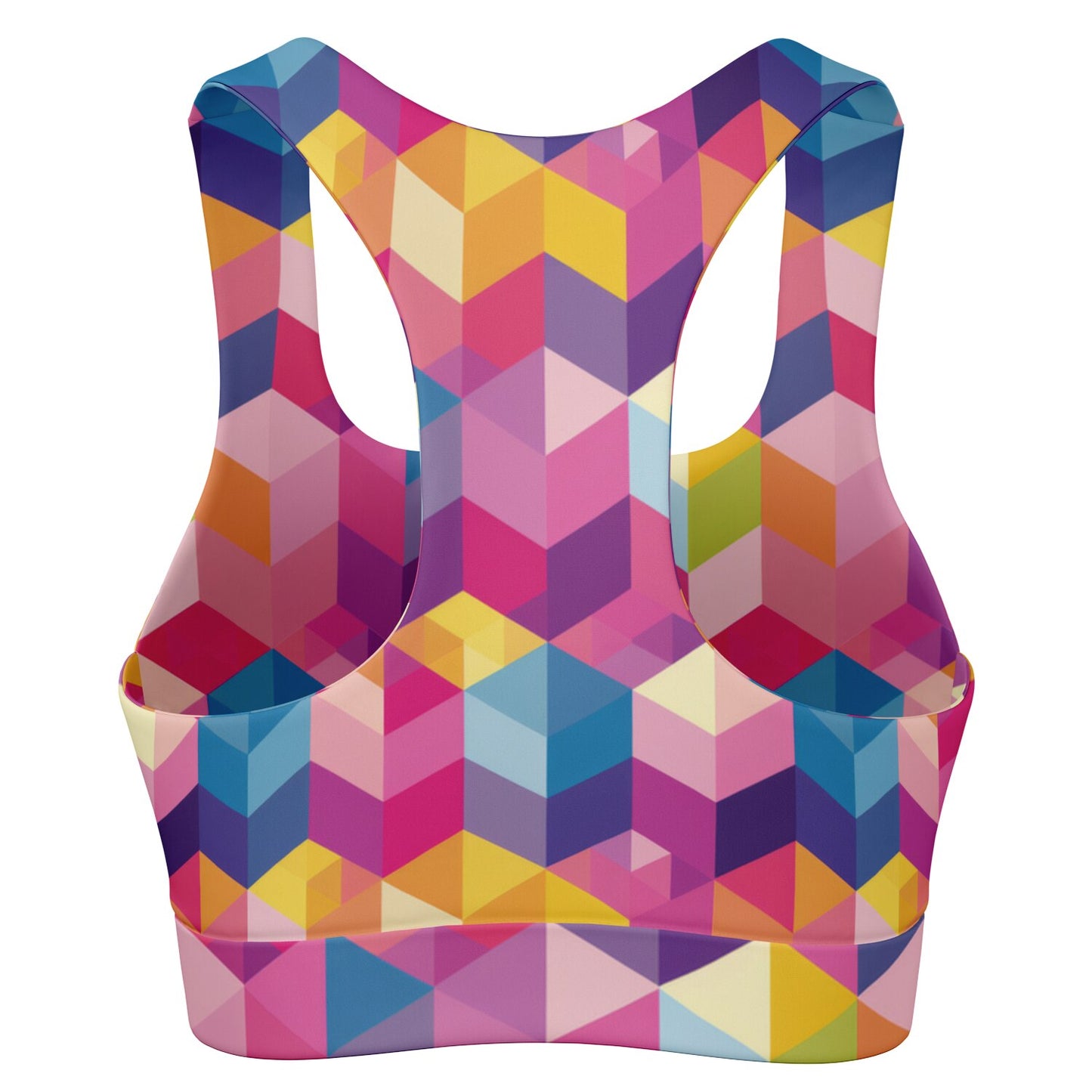 Kaleidoscope Dreams Padded Sports Bra