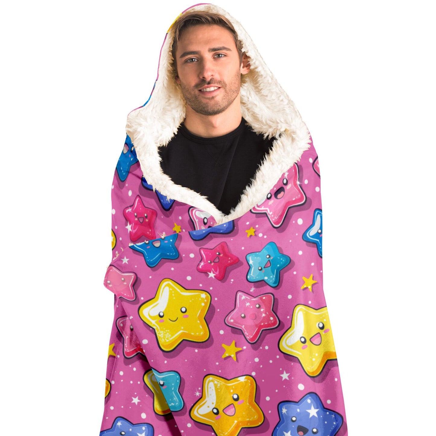 Starry Delight Hooded Blanket