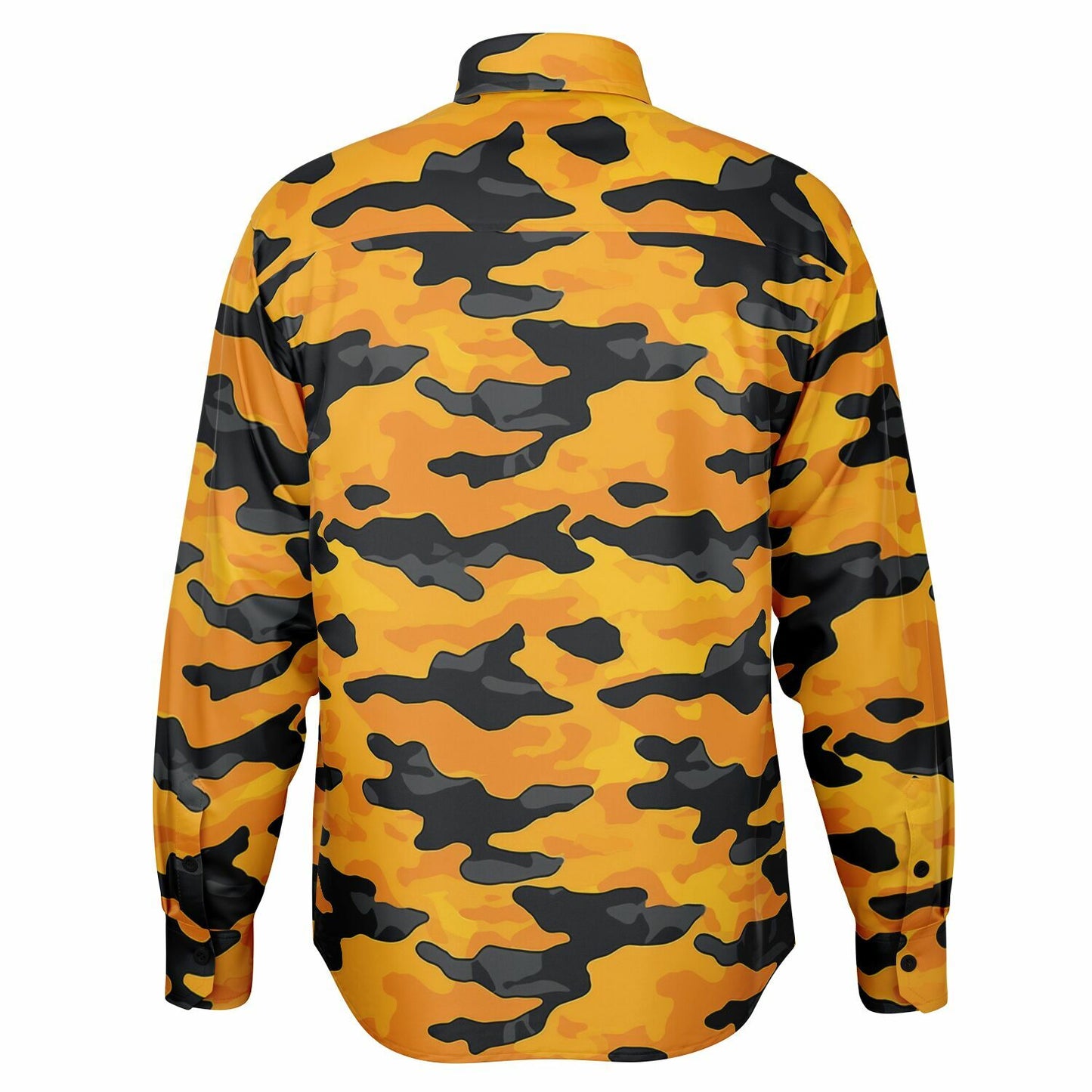 Vibrant Camo Long Sleeve Button Down Shirt