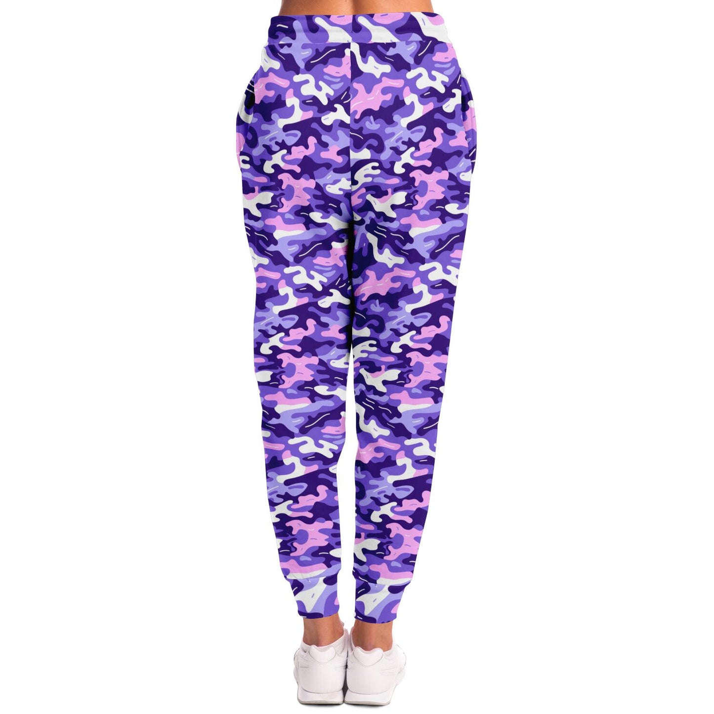 Purple Camo Unisex Joggers - AOP