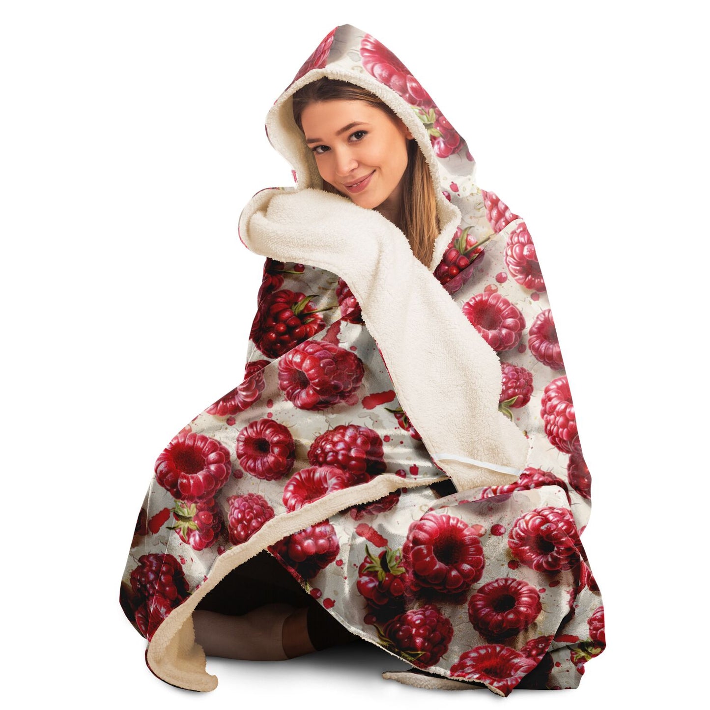 Raspberry Delight Hooded Blanket copy