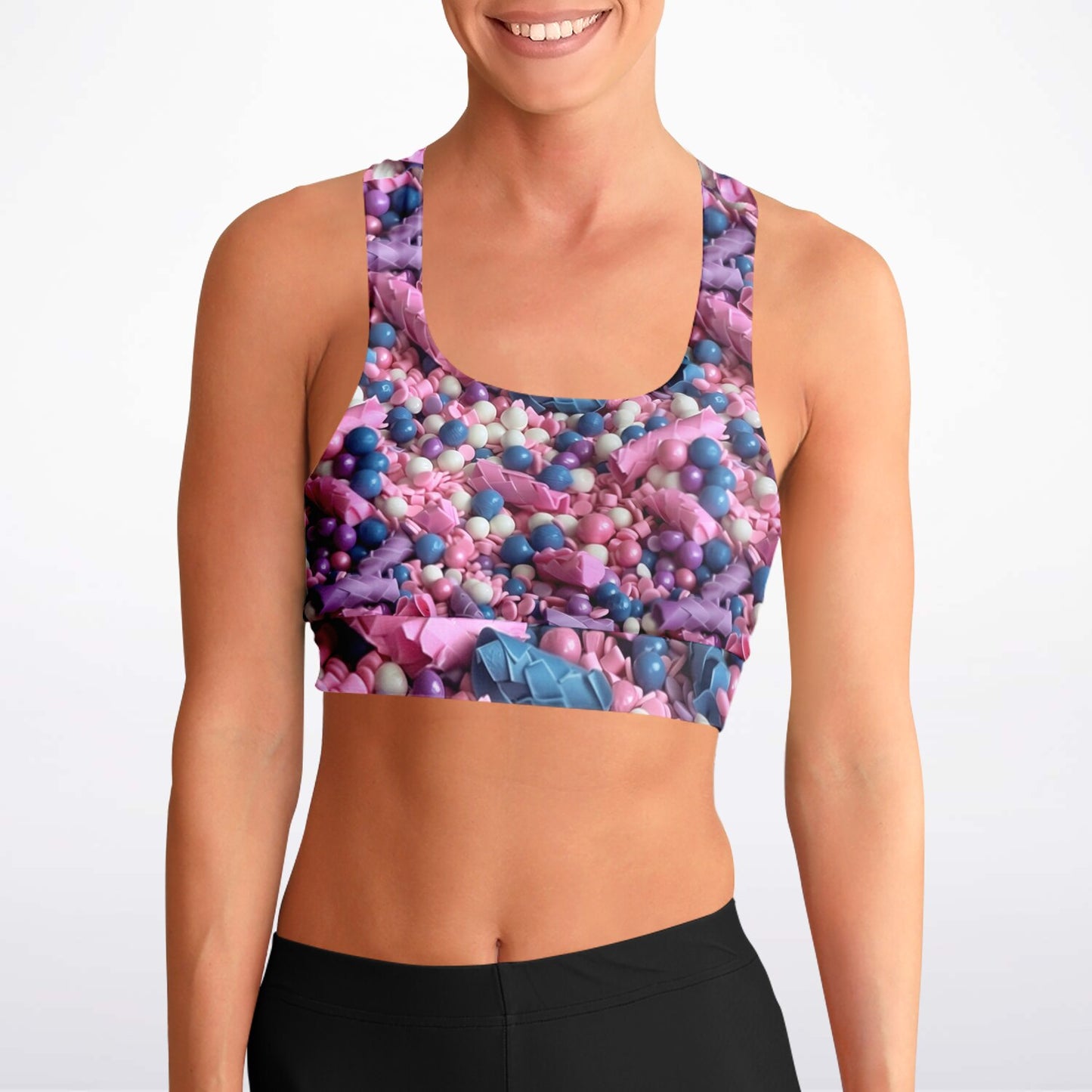 Candy Burst Sports Bra