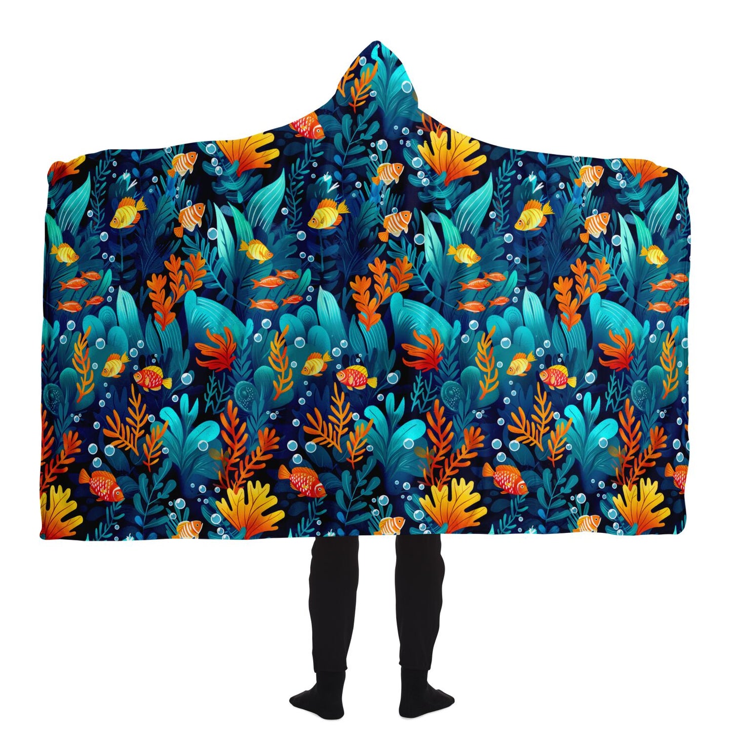 Underwater Paradise Hooded Blanket