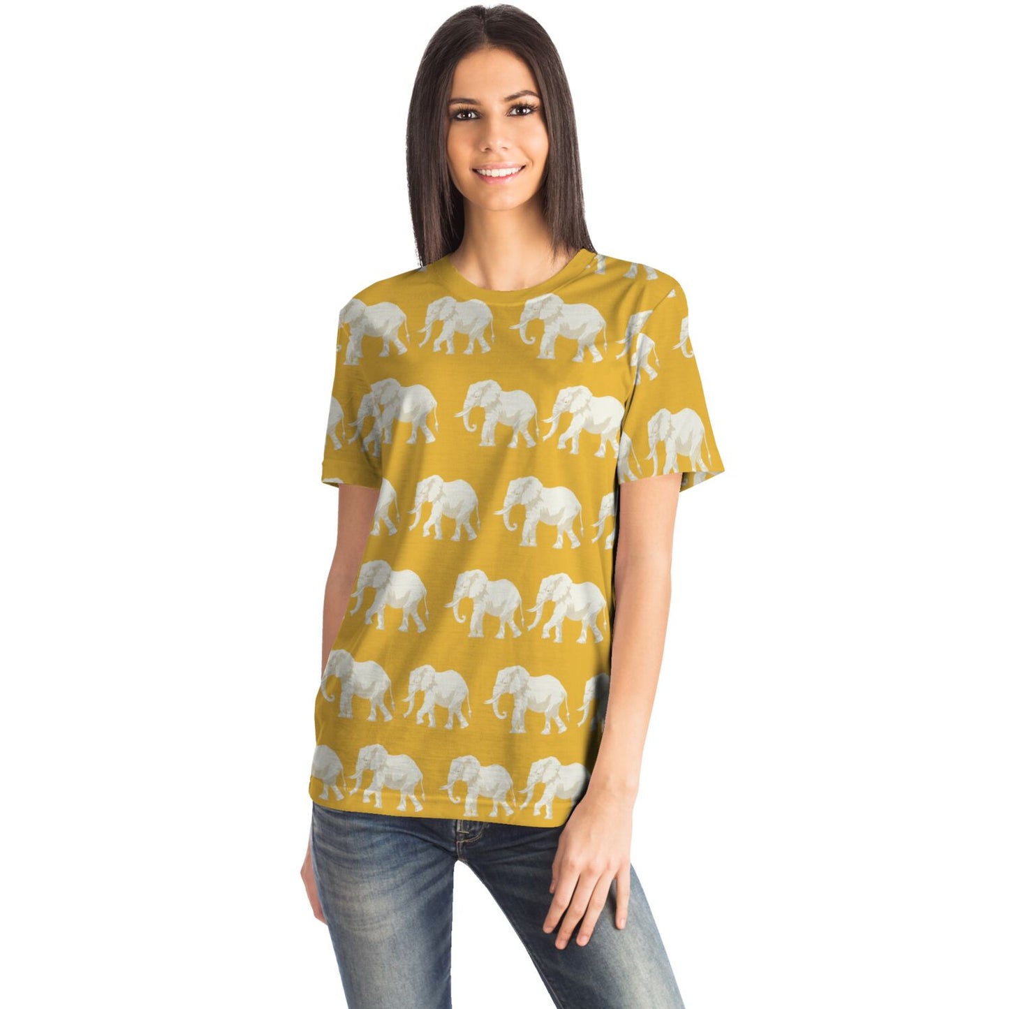 Majestic Elephant Print Unisex T-Shirt