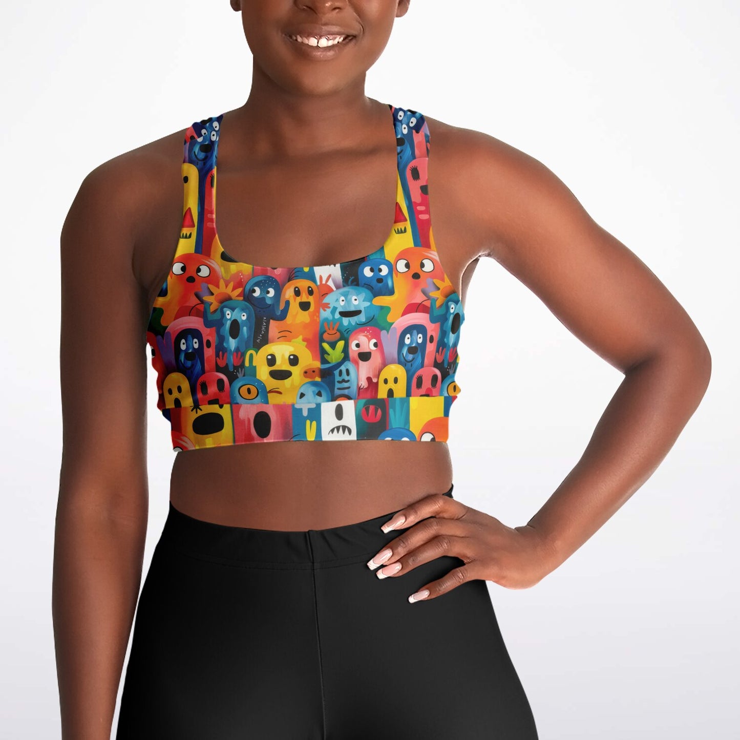 Monster Mash Padded Sports Bra