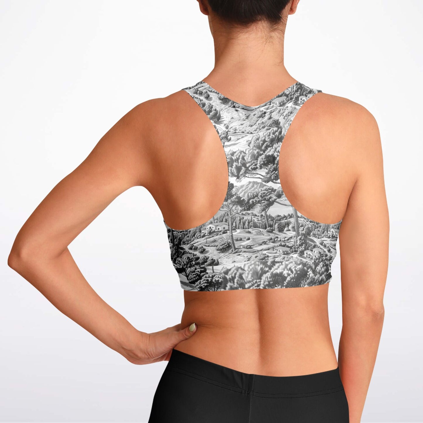 Scenic Landscape Sports Bra