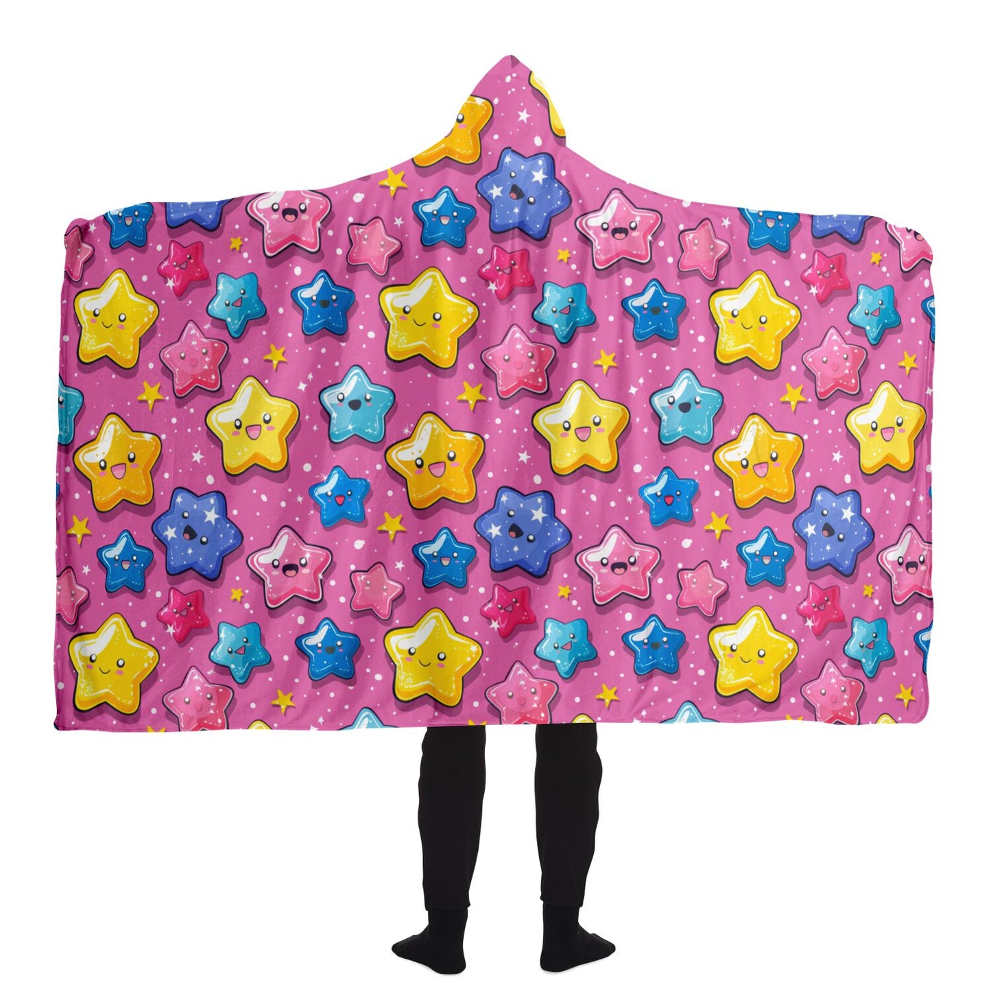 Starry Delight Hooded Blanket