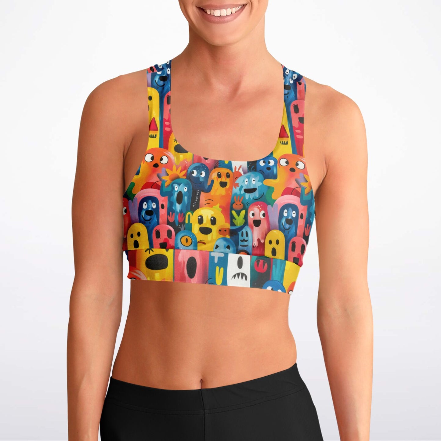 Monster Mash Padded Sports Bra