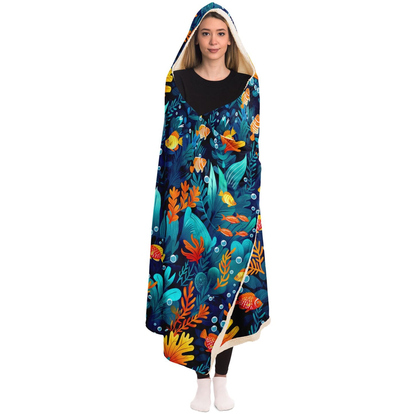 Underwater Paradise Hooded Blanket