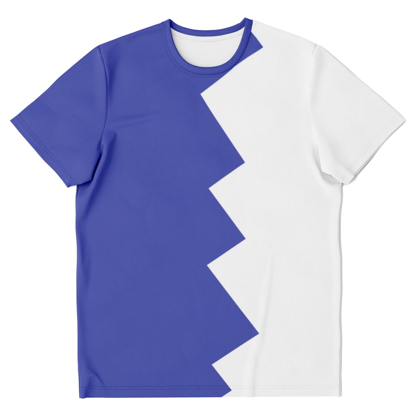 Pastel Purple and White Zigzag T-Shirt