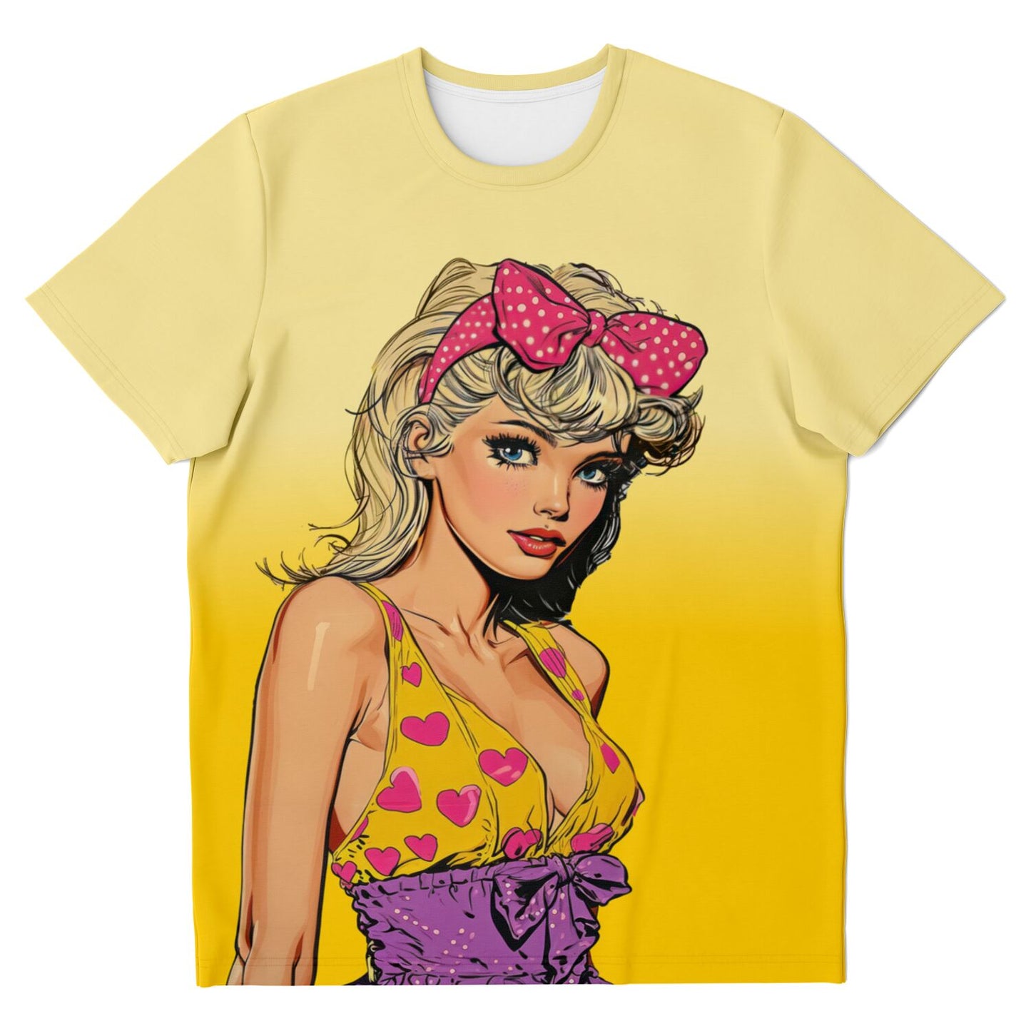 Retro Pop Art Girl Women's T-Shirt