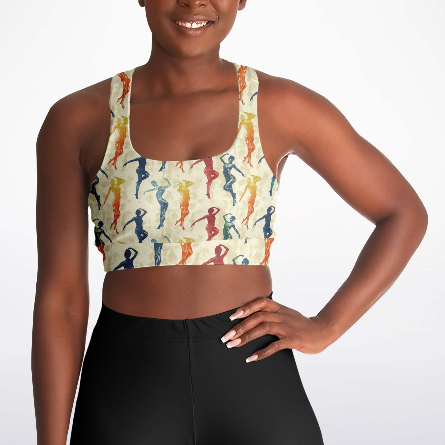 Dance Silhouettes Padded Sports Bra